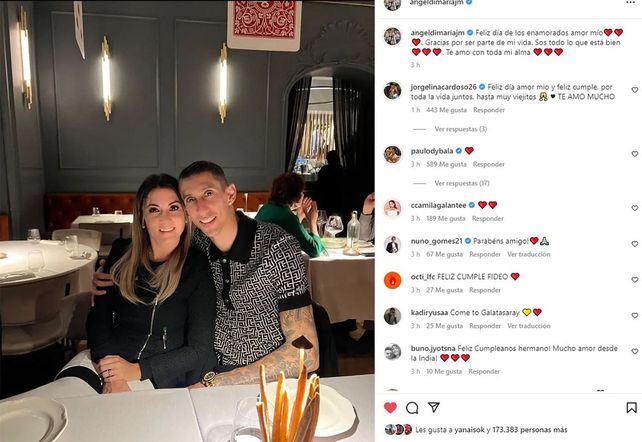 Los amorosos mensajes de los campeones del mundo a sus parejas por San Valentín