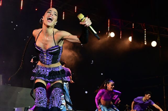 Tini Stoessel brilló con su show en el hipódromo