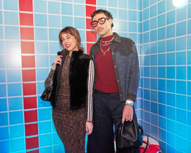 Cecilia Kampff y Álvaro Uribe