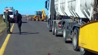 Falleció el operario que fue chocado por un camión en la ruta 14