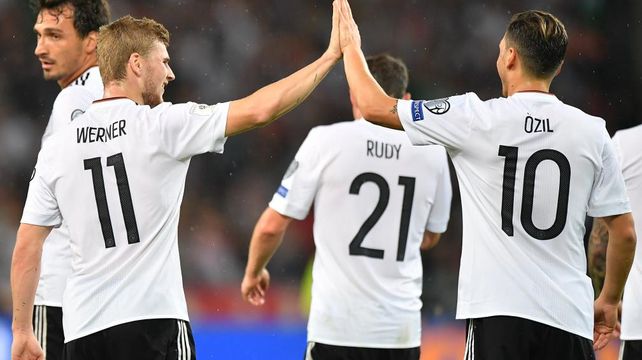 Alemania goleó y dio otro paso rumbo a Rusia 2018