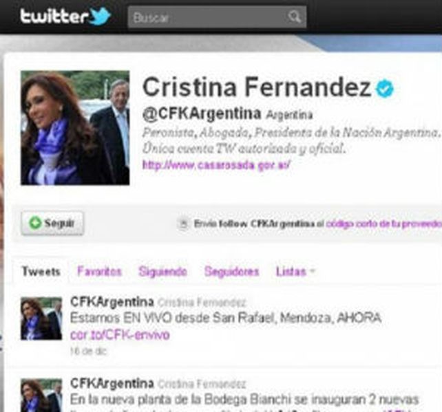 Cristina Fernández de Kirchner quedó consagrada como la política más mencionada en internet