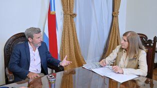 Frigerio y Romero analizaron obras clave y el transporte metropolitano en Paraná