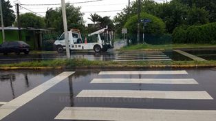 Lluvias en Paraná: Así está el puente de calle Gálvez donde cayó el auto de Fiorella