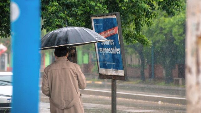 Miércoles con lluvia y tormentas en varias ciudades entrerrianas