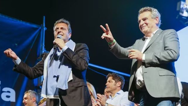 La dupla Sergio Massa-Agustín Rossi de Unión por la Patria se impuso con el 36