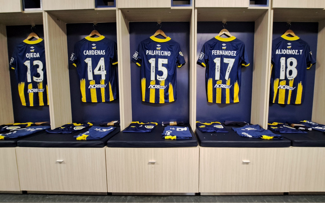 El vestuario canalla listo para recibir a Banfield.