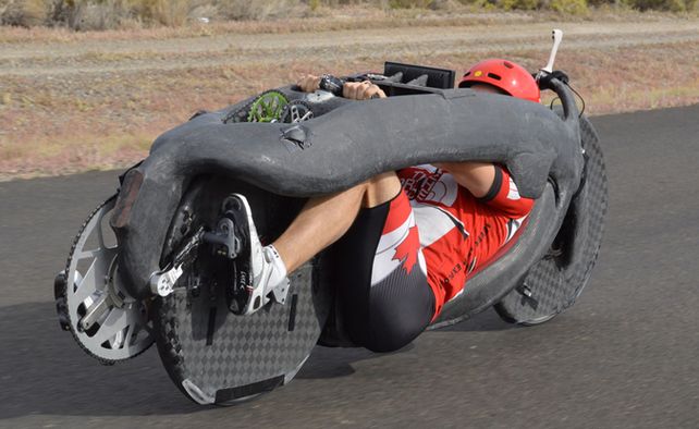 Diseño. La bicicleta tiene un armazón de fibra de carbono.&nbsp;