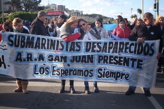 Los familiares de la tripulación del ARA San Juan