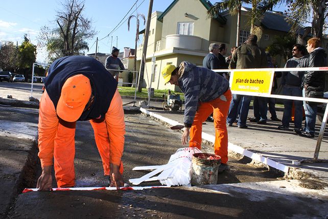 Plan Integral de Bacheo: ya se repararon más de 20 mil metros cuadrados