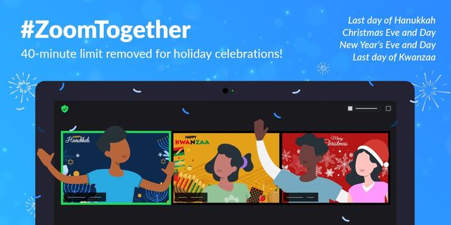 Zoom habilitará las videollamadas de tiempo ilimitado en Navidad y Año Nuevo