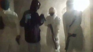 Captura de video de las amenazas del gobernador y la ministra de Seguridad de Nación