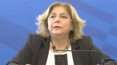 La ministra de Salud, Sonia Martorano. La ministra de Salud, Sonia Martorano.