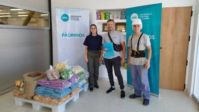 Navidad solidaria: a través del programa Padrinos la UNL llevó alimentos a casi mil familias de la ciudad