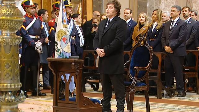 Te Deum del 25 de Mayo: Javier Milei y Victoria Villarruel, sin saludos en la Catedral