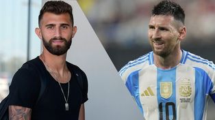 Gino Peruzzi, quien nació en Corral de Bustos como Ruggeri y el Cai Aimar, jugó con Lionel Messi cuando Sabella era el DT.
