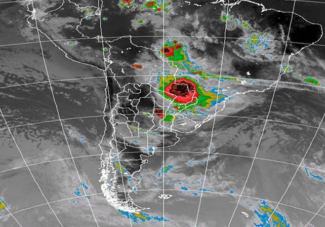 Alerta por tormentas fuertes y granizo para la región
