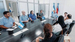 Frigerio reunió a los intendentes de Federación por las regalías de Salto Grande