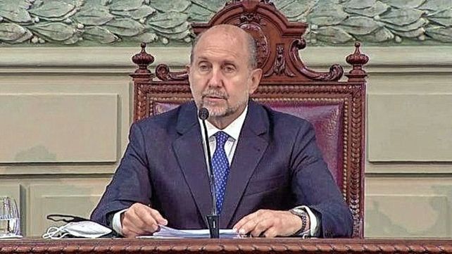 Omar Perotti en la Legislatura deseó mejoría a Miguel Lifschitz