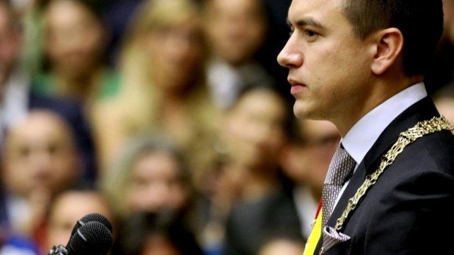Daniel Noboa asumió un nuevo mandato en Ecuador con un fuerte mensaje contra las mafias