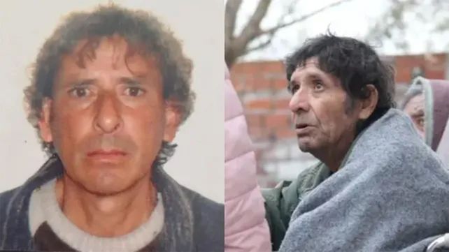 Las fotos de Gómez y del hombre que vivía en el geriátrico clandestino