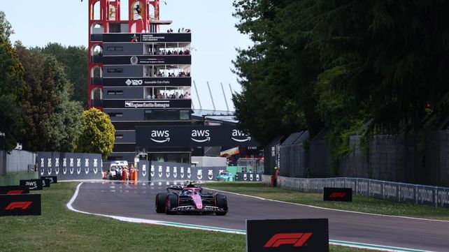 Colapinto fue el más rápido una vuelta y va escalando posiciones en Imola