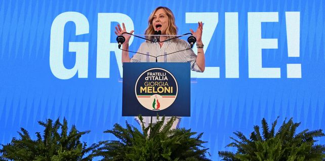 Giorgia Meloni impulsa una reforma de la justicia y apunta a un modelo parecido al de Argentina. Fotografía: Alberto Lingria/Reuters