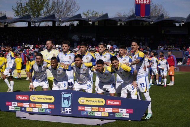 La formación de Central que salió a jugar desde el primer minuto en cancha de Tigre.
