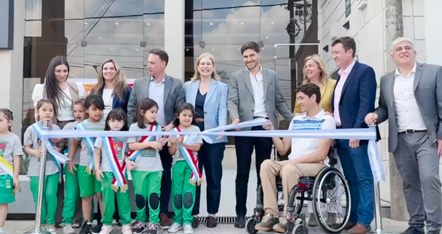 En Carlos Pellegrini participó de la apertura del nuevo Juzgado de Paz y del Registro Civil