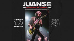 Juanse llega a Tribus en una noche a puro rocanrol