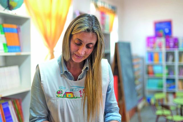 Laura es admirada por los niños por su esfuerzo.&nbsp;