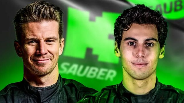 La escudería Sauber anunció al piloto brasilero Gabriel Bortoleto como compañero de Nico Hulkenberg para 2025.&nbsp;