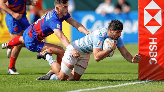 En la primera jornada del Seven de Dubai