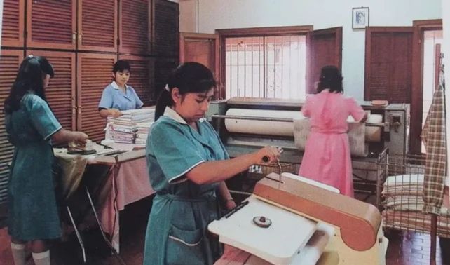 Algunas de las mujeres que limpiaban para el Opus como numerarias auxiliares padeciendo explotación y servidumbre.&nbsp;