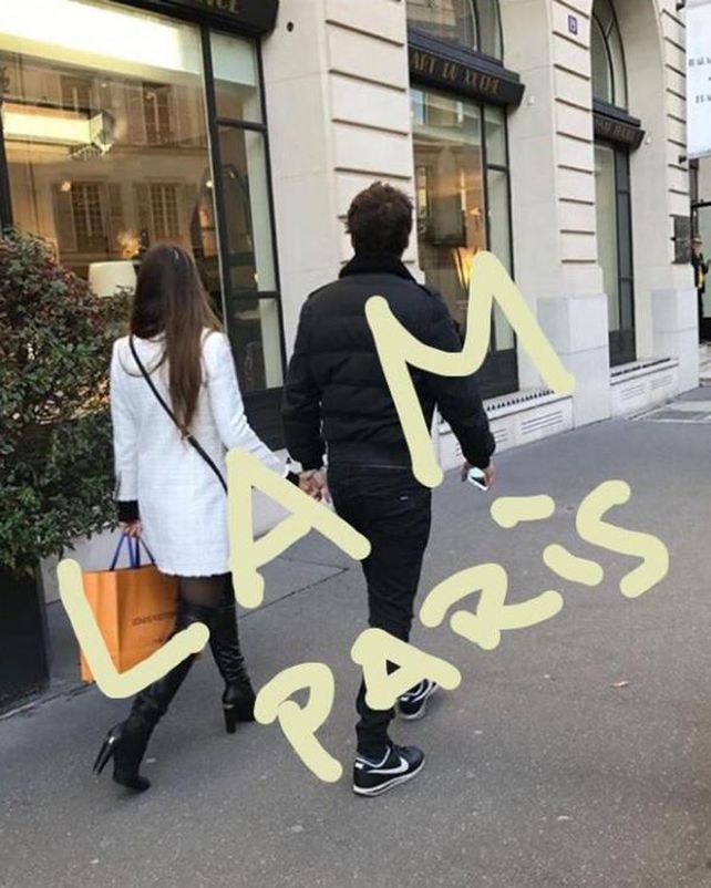 Las fotos más románticas de las vacaciones de la China Suárez y Benjamín Vicuña en París