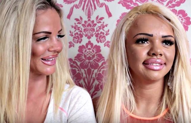 Madre e hija tuvieron múltiples operaciones en un intento por parecerse a la británica Katie Price.