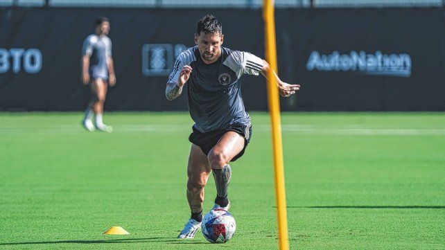 Messi entrenó por primera vez con Inter Miami y debutará este viernes ante Cruz Azul.