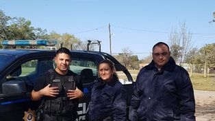 Policías salvaron la vida de una beba de 40 días con problemas respiratorios