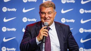 Joan Laporta no le dio importancia a las declaraciones de Matías Messi.