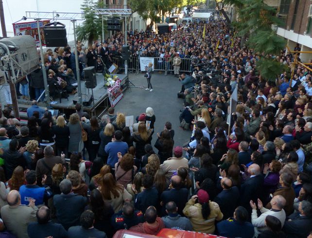 Con un conmovedor acto, Rosario conmemoró el primer aniversario de la explosión