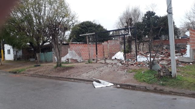 Barrio norte. La semana pasada vecinos incendiaron un búnker.