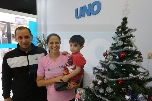 La familia pidió sus deseos para el 2020. Junto al pequeño Marco