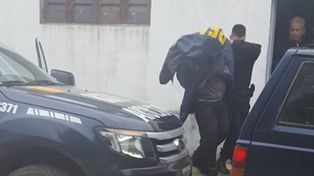 Uno de los detenidos hoy en Paraná.&nbsp;