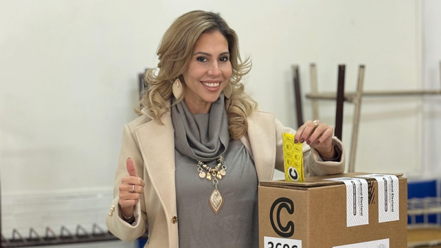 La diputada nacional Romina Diez emitió su voto y participó de las elecciones a concejal en Rosario.