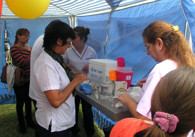 El Ministerio de Salud realizó una campaña de inmunización