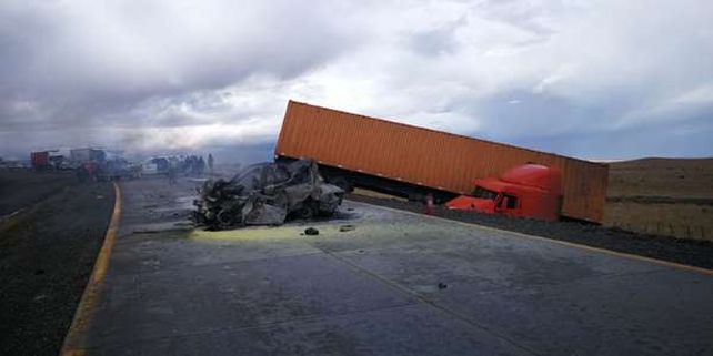 Cinco argentinos murieron tras un tremendo choque en el sur de Chile