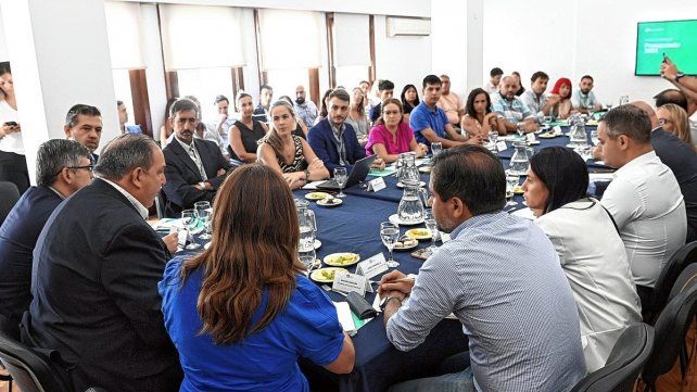 Poletti le expuso a los concejales los lineamientos del presupuesto.