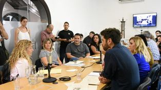 La comisión de Planeamiento recibió a integrantes de la entidad.
