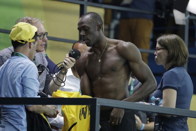O Rei Usain Bolt, las fotos del jamaiquino que se quedó con el oro en los 100 metros llanos