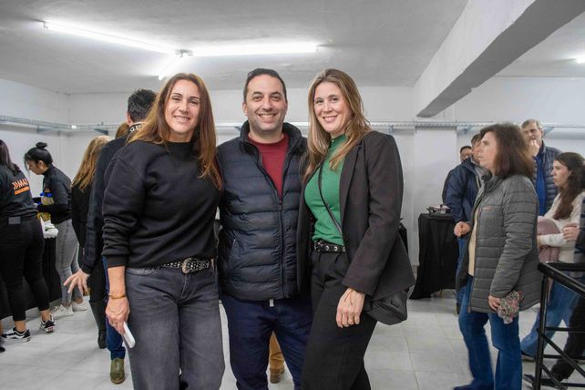 Maria Bottero, Hernán Codini y Natalia Rodríguez  
